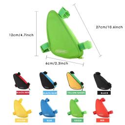 Roswheel 8 cores quadro tubo superior frente triângulo sela saco bolsa pannier mtb para ciclismo bicicleta - Image 3