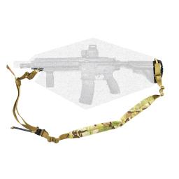 Tactical 2 pontos Acolchoado Arma Sling, Ajuste Rápido, Airsoft Paintball Rifle, Caça Gun Strap, TW-SL001, Delustering TwinFalcons - Image 1