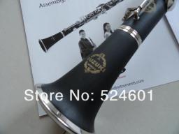 Marca suzuki clarinete instrumento musical estudantes série 17 teclas b plana clarinete alta qualiey baquelite tubo niquelado - Image 1