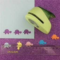 1 ''/2.4cm perfurador em forma de tartaruga, perfurador de artesanato para scrapbooking, cortador de papel para crianças, ferramenta de gravação em relevo - Image 3