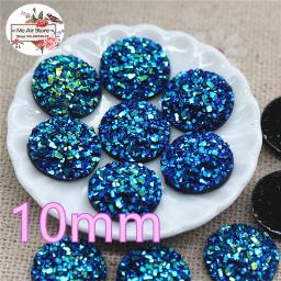 Strass Imitação Traseira Plana, Cabochão Prata Brilhante, Art Supply Decoração, Charm Craft, DIY, 12mm, 100Pcs - Image 4