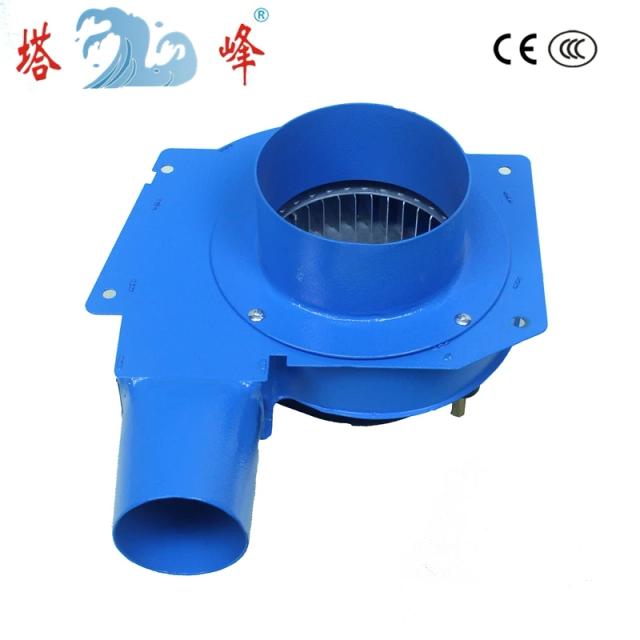 Ventilador Centrífugo de Alta Pressão 80W para Exaustão de Gás Quente com Sucção de Fuligem - 24V DC Compacto e Potente