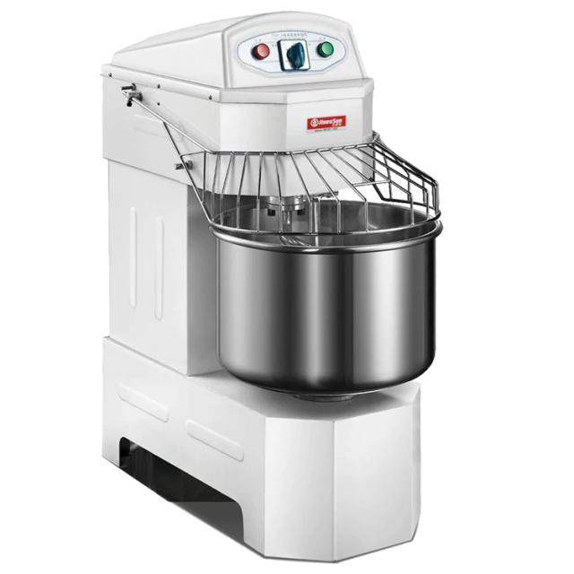 Misturador Elétrico de Massa Espiral em Aço Inoxidável 20L com Função Multifuncional para Ovos e Agitação