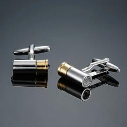 XKZM-Abotoaduras de bala de alto grau para homens, luvas de boxe, camisas modelo pistola, abotoaduras, presentes de jóias, marca de luxo, novo - Image 6