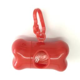 Saco de lixo para animais de estimação, suprimentos para limpar cocô de cachorro, saco de lixo em forma de osso, dispensador, caixa de armazenamento, diversas cores - Image 3