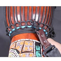 Profissional Africano Mão Drum Belt, PU Djembe Strap, Percussão Acessórios, Frete Grátis - Image 6