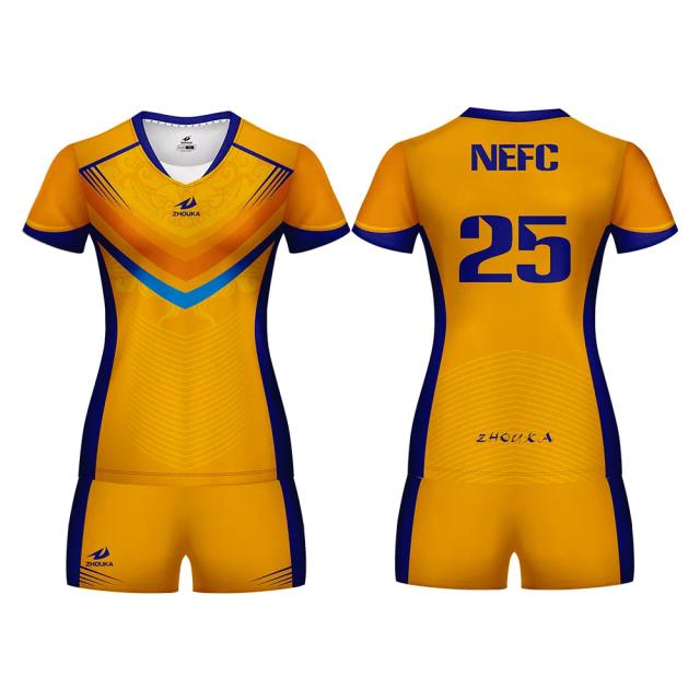 Uniforme DIY de Voleibol Feminino Personalizado para Treinamento e Jogos