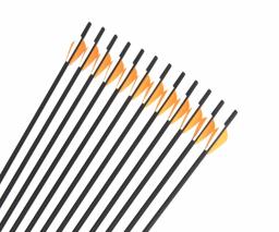 6/12/24 pçs tiro com arco flecha de carbono spine1000 id4.2 od6mm pino nock 80gr ponto alvo 1.75 "palheta de plástico para arco recurvo tiro - Image 1