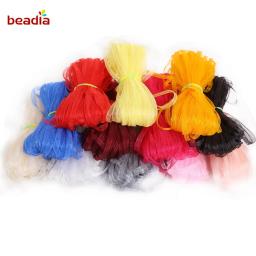 20 jardas/lote 3mm fita de organza para decoração de casamento arco artesanato webbing presente envoltório diy feito à mão material decorativo - Image 1