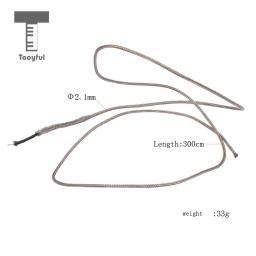 Tooyful-Único Condutor Escudo Cabo, Fio Trançado, Fio De Circuito De Guitarra, Fio De Captura, 22AWG, 300cm Comprimento - Image 2