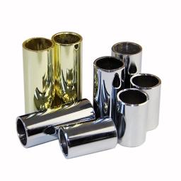 Aço inoxidável Metal Guitar Slide, Finger Slider, Knuck Cordas Slides, Tom, 70mm, 60mm, 40mm - Image 4