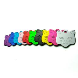 Identificador para rosto de gato com 20 peças, placa de identificação para animais de estimação com pingente para nome do animal de estimação para cães, gatos e outros animais de estimação gravados - Image 4