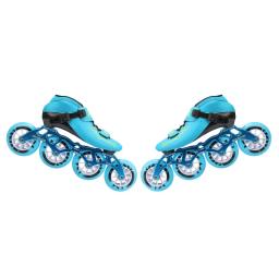Sapatos de skate com 4 rodas, original, em linha, rosa ou azul, para powerslide, mpc, carbono e micro fibra, 90mm, 100mm, 110mm - Image 5