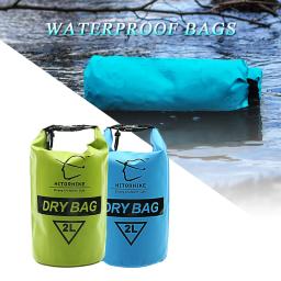 Hitorhike-saco seco impermeável para viagens, bolsa leve para camping, canoagem, caiaque, rafting, rafting, natação, material airbag, 2L - Image 1
