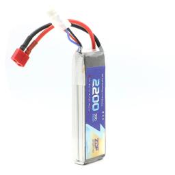 Bateria de Polímero-Lítio ZDF, 7.4V, 2200mAh, 30C, 2S, para Helicópteros RC, Carro, Barco, Drone - Image 3