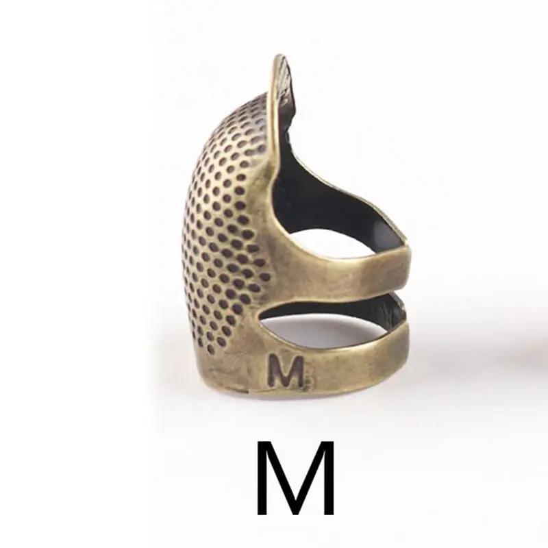 Protetor de dedo de metal, prático, dedal, artesanato, costura, diy, ferramentas de proteção para o dedo, acessórios de costura doméstica - Image 1