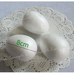 Atacado 8cm espuma oval em forma de isopor para diy artesanato ovos de páscoa-50 pçs/lote frete grátis - Image 6