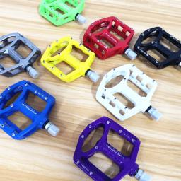 Pedal de bicicleta com plataforma de magnésio, peças de acessório para bicicleta de estrada, ultraleve, 7 cores, mtb - Image 4