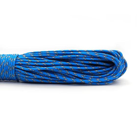 Paracord para sobrevivência, cabo de paraquedas, cordão, corda de tenda, caminhadas, camping, 100 cores, 1 diâmetro, 2mm, 100ft - Image 1