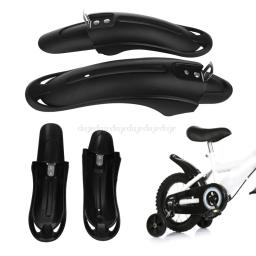 Para-lamas de bicicleta frontal e traseira, 1 par de guarda-lamas à prova de poeira para crianças de 12/14 polegadas, bicicleta, n20, dropship - Image 4