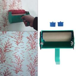 Máquina de pintura para decoração de parede, 5 tamanhos, cor única, ferramenta de pintura de rolo, padrão 3d, ferramentas de pintura de papel de parede - Image 5