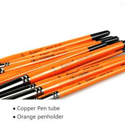 Pincel de nylon de duas cores, conjunto de pincéis multiuso profissional de duas peças independente para arte em aquarela, pó, cabeça redonda - Image 6