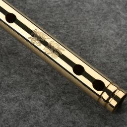 Flauta profissional h62 instrumento musical, tubo de latão com 8 sulcos, flauta chinesa de metal - Image 5