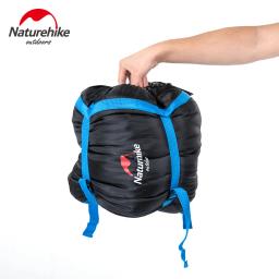 Naturehike-saco de dormir duplo com travesseiro, acampamento ao ar livre, portátil, Envelope, 2 pessoas, algodão, primavera, outono - Image 6