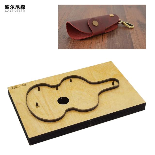 Molde de Corte de Madeira e Couro SMVAUON com Faca de Aço Japonesa e Saco Chave Personalizável