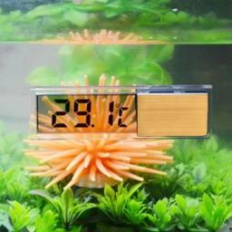 Digital Eletrônico Termômetro de Aquário, Plástico, Metal, 3D, Fish Tank Temp Medidor, Ouro, Prata, Nova Chegada - Image 5