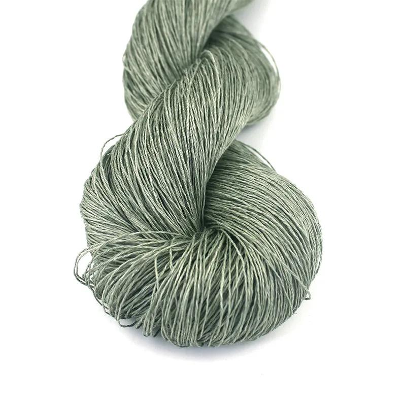 250g renda de linho natural 100% peso tricô mão fio de crochê para vestimentas moda verão roupas de bebê roupas macias e legais - Image 1