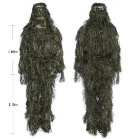 3D Caça Camuflagem Vestuário, Woodland Suit, Árvore Stand Set, Selva, Deserto, Neve, Capa de Camuflagem, 4 peças por conjunto - Image 3