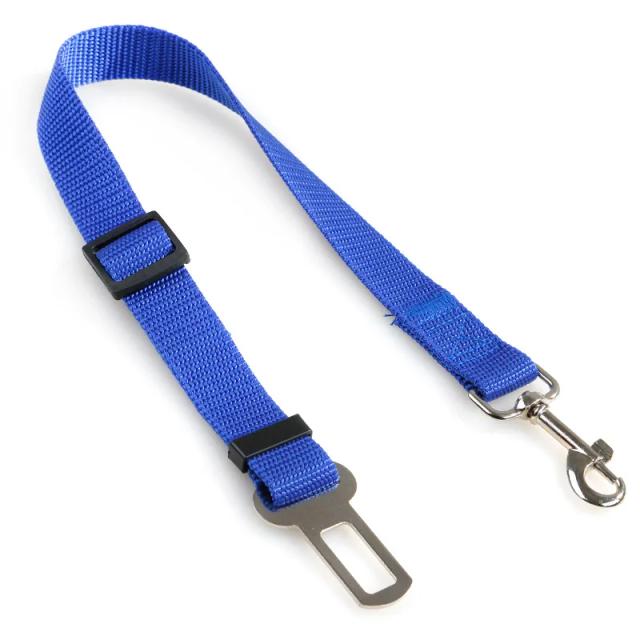 Cinto de Segurança Ajustável para Carro com Conector de Coleira para Cães