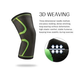 Peça acolchoada de nylon para joelho, equipamento de proteção fitness com joelheira de nylon para corrida, basquete e vôlei, 1 peça - Image 5