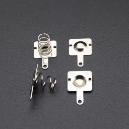 Substituição Metal Baterias, Primavera Contato Plate, Prata para pilhas AA e AAA, 20Pcs - Image 4