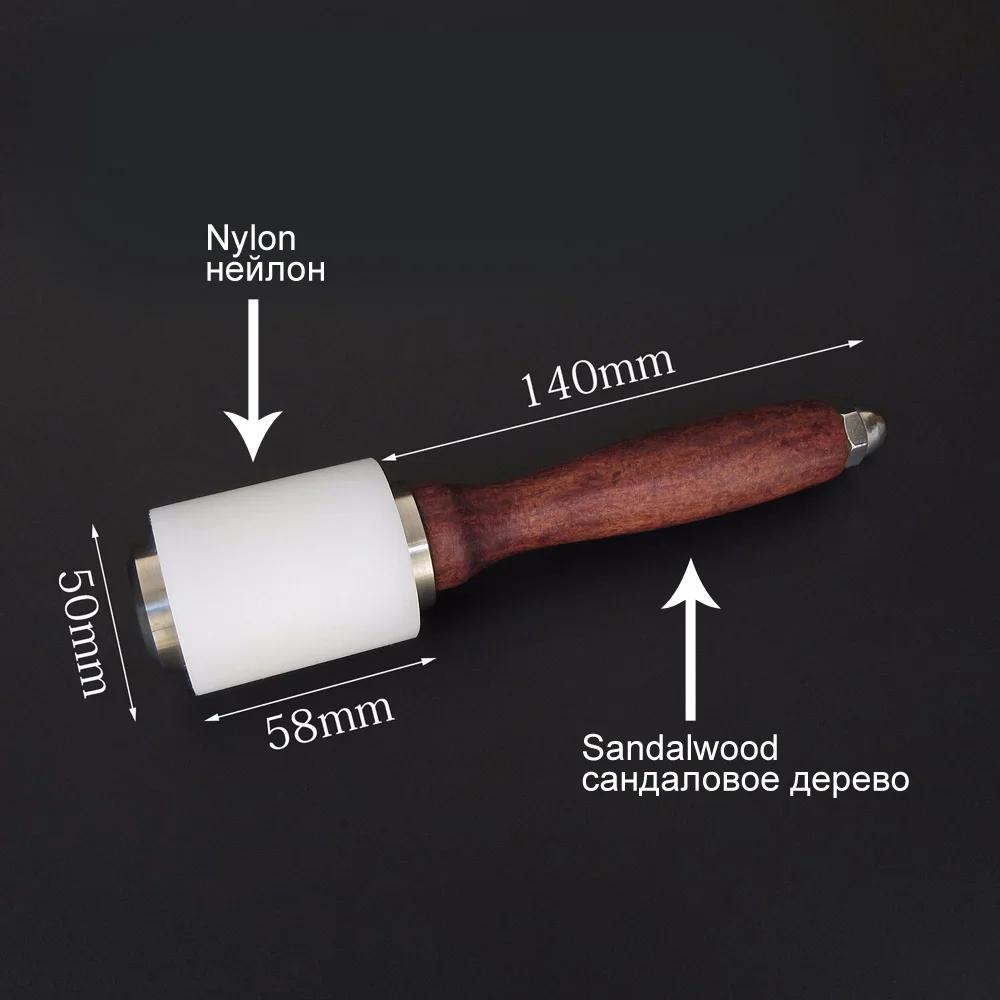 Sanbest artesanato martelo kit de ferramentas de escultura em couro diy 350/320g soco couro martelos de costura ferramentas de corte - Image 1