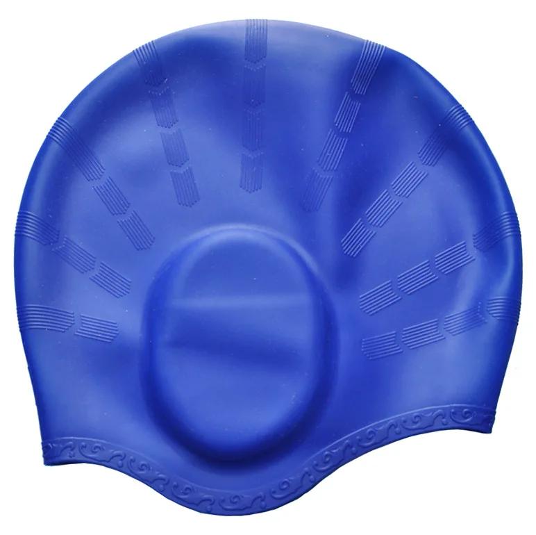 Orelha proteger tampão de natação chapéus de silicone à prova dwaterproof água elástico tamanho livre adulto piscina engrenagem boa qualidade 6 cores escolher b43002 - Image 1