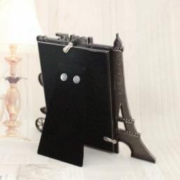 Moldura para foto de 5 polegadas, grátis, customizado, foto de metal, arte, artesanato, moda, criativo, presente, decoração de casa, desktop, quadros da torre eiffel - Image 4