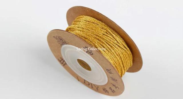 Cordão Elástico de 11 Metros em 3 Cores para Decoração, Moda e Artesanato