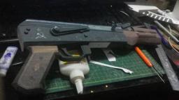 Armas de simulação originais 2017, modelo de arma de fogo escalado ak47 3d, armas de simulação, brinquedo para crianças e adultos - Image 2