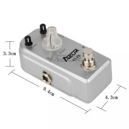Azor AP-303 fuzz mini pedal da guitarra liga de alumínio verdadeiro bypass fuzz mini pedal azor fuzz efeito guitarra pedal acessórios guitarra - Image 3