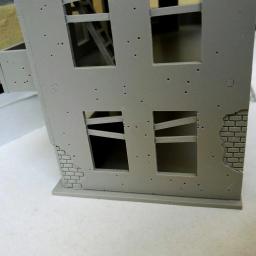 1:50 1:72 danificado edifício militar modelo casa de construção kit plástico para decoração de layout de cenário arquitetônico - Image 3