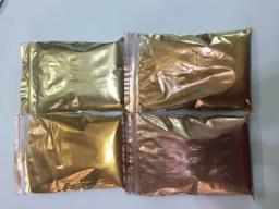 Ouro pó de cobre em pó para pintura revestimento para artesanato coloração para couro nunca desaparecer 50g por pacote frete grátis - Image 4