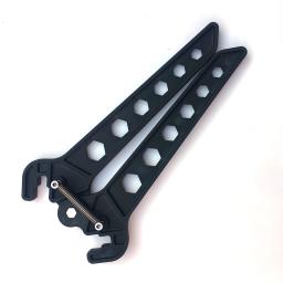 Black Archery Bow Kick Stand Holder, pernas para 3D Shoot Range Target Hunting, Composto Bow Support Shelf, Kickstand - Image 4