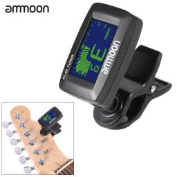 Ammoon-afinador digital at-02, equipamento de alta qualidade, universal, elétrico, afinador para violão, baixo, cromático, violino - Image 2