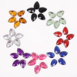 Strass de cristal costura em forma de gota, strass reta em forma de gota 8*13mm para roupas e decoração de artesanato - Image 4