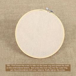 DIY Bordado Hoop Ferramenta Artesanato, Ponto Cruz, Círculo Tradicional Chinês, Moldura Redonda De Bambu, Ferramentas De Costura De Madeira, Decoração De Casa, 36cm - Image 4