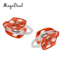 MagiDeal-Polia De Escalada, Resgate De Montanhismo Ao Ar Livre, Velocidade Dupla, 32KN, 2 Pcs - Image 3