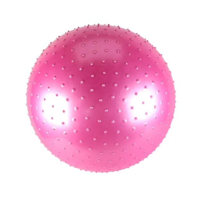 Bola de Massagem Farpada com Bomba de Ar para Yoga e Exercícios de Pilates e Equilíbrio