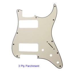 Pleroo-Pickguard para guitarra, peças de guitarra, Humbuckers, personalizado, grande qualidade, US 11 furos de parafuso, 2 P90 - Image 2